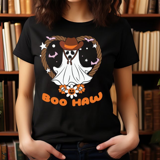 CAMISETA HALLOWEEN WILD WEST BOO HAW COWBOY GHOST SPOOKY (Subido por el creador)