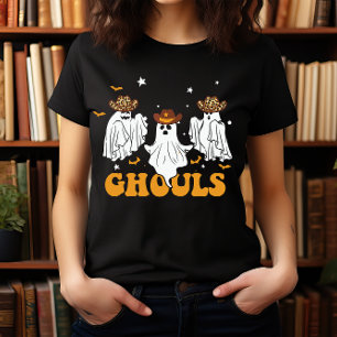 CAMISETA HALLOWEEN WILD WEST COWBOY GHOSTS   GHOULS