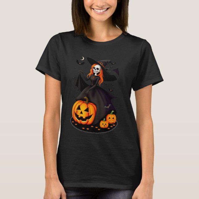 Camiseta Halloween Witch  (Anverso)