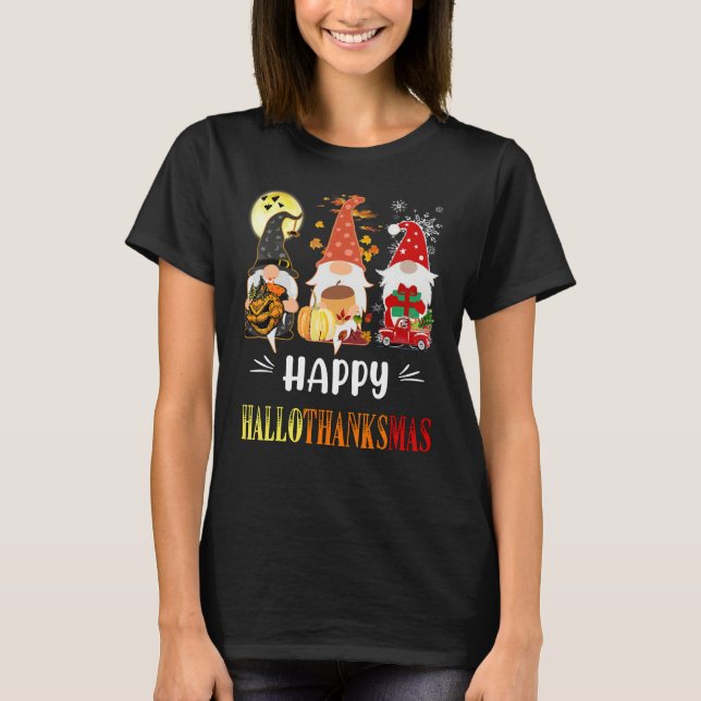 Camiseta Halloween Witch Momster Halloween Gnomes Scary Spo (Anverso)