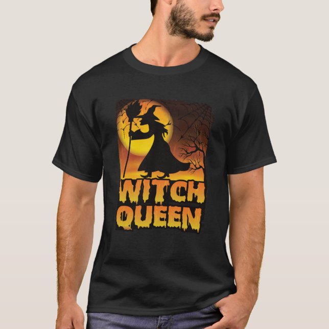 Camiseta Halloween Witch Queen (Anverso)