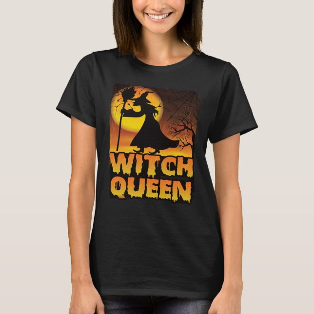 Camiseta Halloween Witch Queen (Anverso)