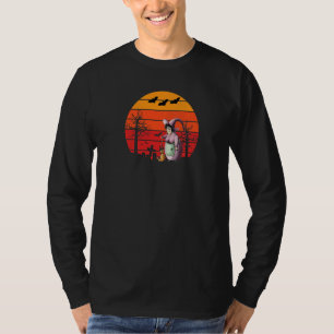 Camiseta Halloween Witch Scary Graveyard Witchcraft