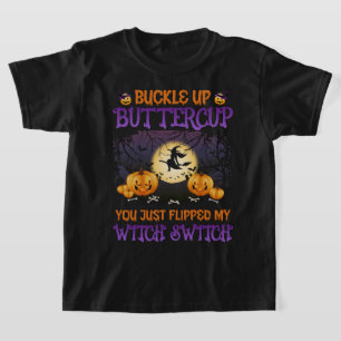 Camiseta Halloween Witch Switch Buckup Buttercup