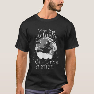 Camiseta Halloween Witch Trendy Por qué sí puedo manejar