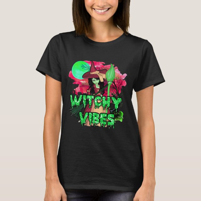 Camiseta Halloween Witchen Vibes (Anverso)