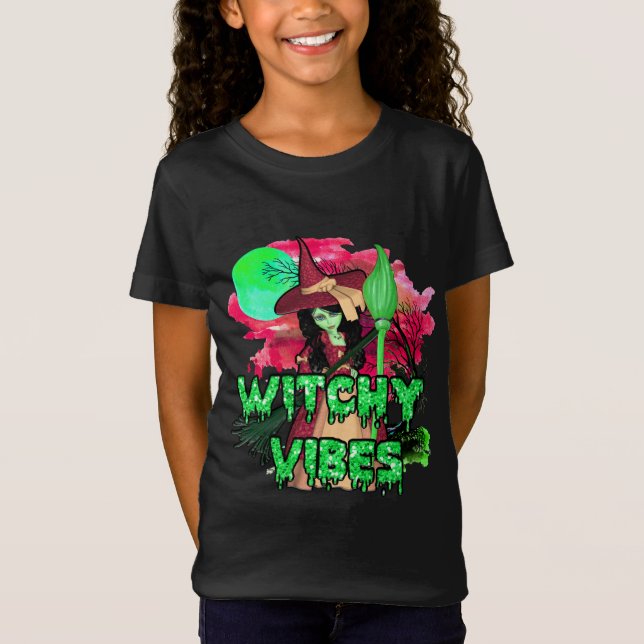 Camiseta Halloween Witchen Vibes (Anverso)