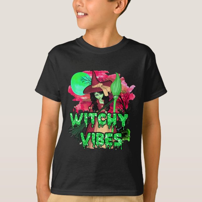 Camiseta Halloween Witchen Vibes (Anverso)