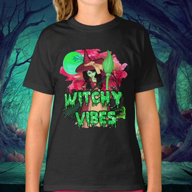 Camiseta Halloween Witchen Vibes (Subido por el creador)