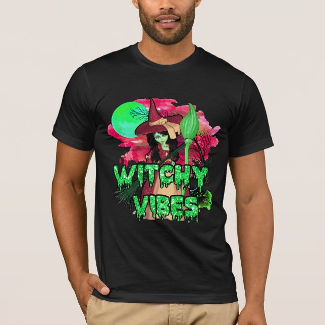 Camiseta Halloween Witchen Vibes (Anverso)