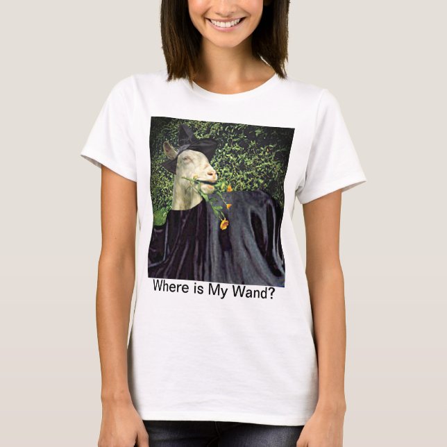 Camiseta Halloween Wizard Goat (Anverso)
