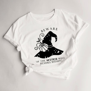 Camiseta Halloween Womens T-Shirt Beware Of The Witch 
