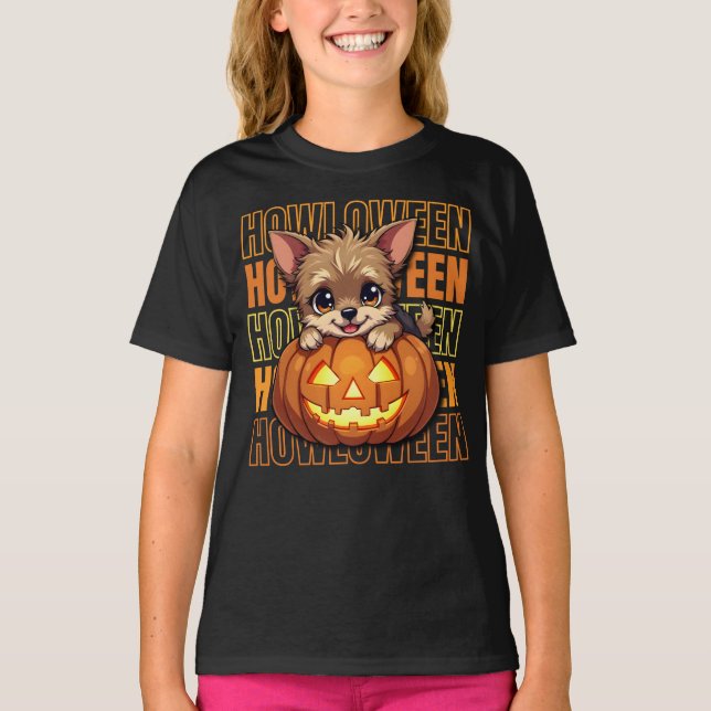 Camiseta Halloween - Yorkie Lovers (Anverso)