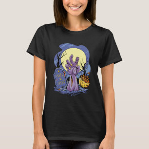 Camiseta Halloween Zombie Hand