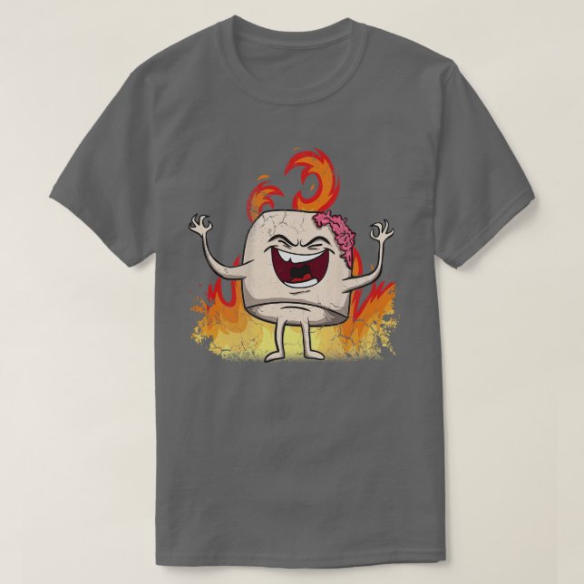 Camiseta Halloween Zombie Marsh Mellow (Diseño del anverso)