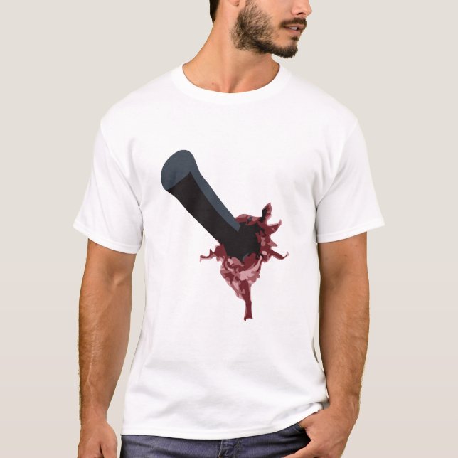 Camiseta Halloween Zombie / Open Scar (Anverso)