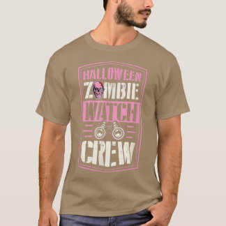 Camiseta Halloween Zombie Watch Crew Funny Matando Hallowee