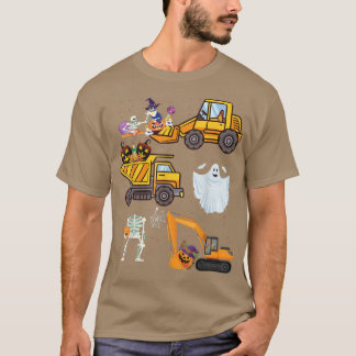 Camiseta HalloweenCaza de calabazas para la construcción de