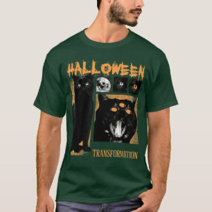 Camiseta HalloweenransformaciónTercer Ojo Gato Horror Luna 