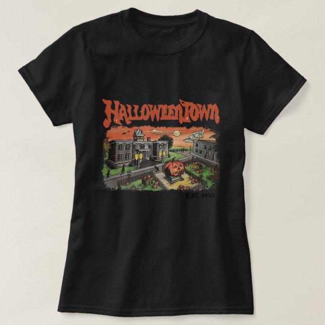 Camiseta halloweentown (Diseño del anverso)