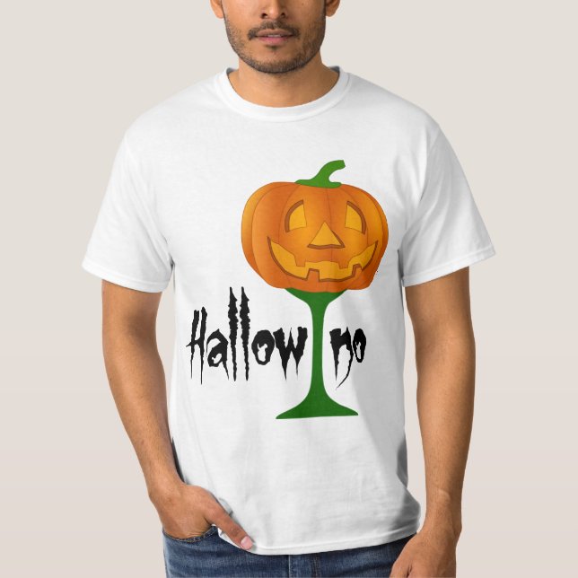 Camiseta Hallowino de calabaza de Vino Halloween (Anverso)