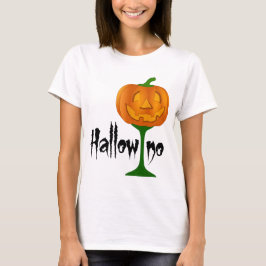 Camiseta Hallowino de calabaza de Vino Halloween