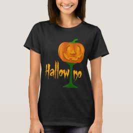 Camiseta Hallowino de calabaza de Vino Halloween