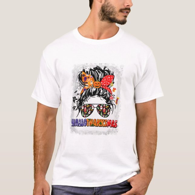 Camiseta HallowThanksMas Christmas (Anverso)