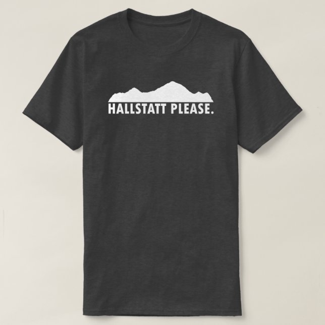 Camiseta Hallstatt Austria Please (Diseño del anverso)