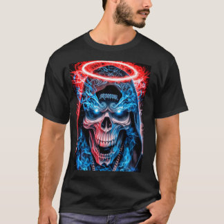 Camiseta Halo Cráneo Goteo