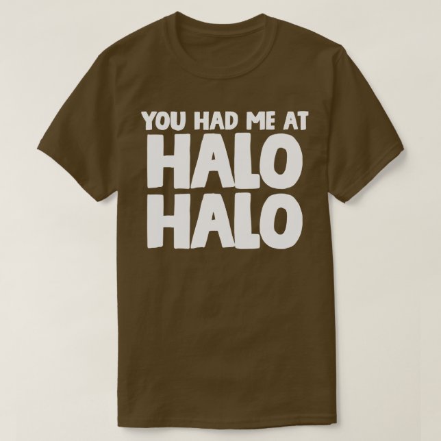 Camiseta Halo Halo Filipino Food Philippines (Diseño del anverso)