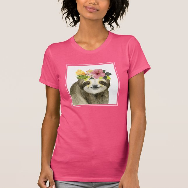Camiseta Halo tropical | Sweet Sloth (Anverso)