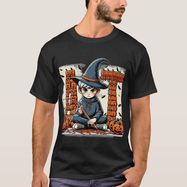 Camiseta haloween boy T-Shirt (Anverso)