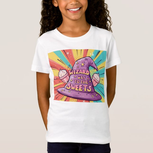 Camiseta Haloween-Wizard como a los dulces (Anverso)