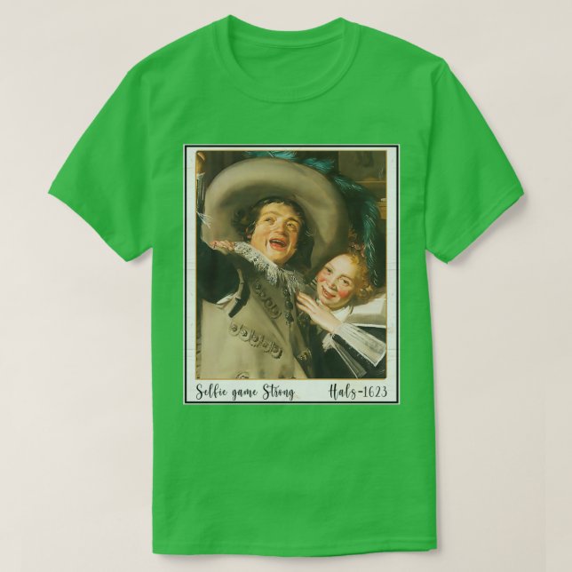 Camiseta Hals Selfie game meme (Diseño del anverso)