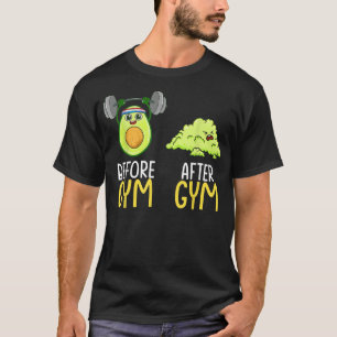 Camiseta Halterofilia Aguacado Guacamole Divertido entrenam