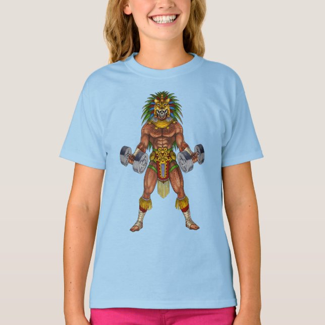 Camiseta Halterofilia azteca (Anverso)