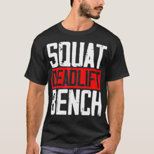Camiseta Halterofilia de elevación de altura del banco de e