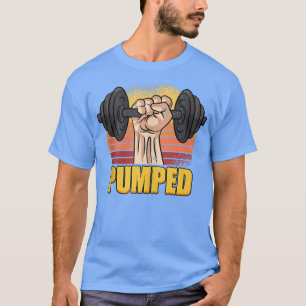 Camiseta Halterofilia de fitness de gimnasio con bombeo256
