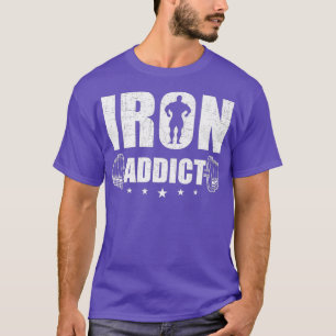 Camiseta Halterofilia de Iron Addict Bodybuilding