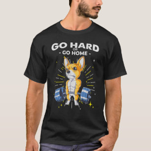 Camiseta Halterofilia de perro chihuahua se va duro o se va