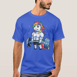 Camiseta Halterofilia de Unicornio T Gimnasio Deadlift