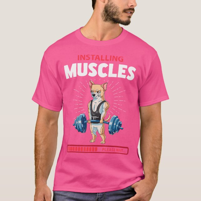 Camiseta Halterofilia del gimnasio Chihuahua Deadlift (Anverso)