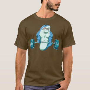 Camiseta Halterofilia del gimnasio del tiburón que levantó 