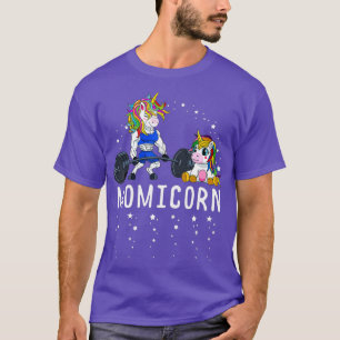 Camiseta Halterofilia del gimnasio Fitness Mamá Unicornio d
