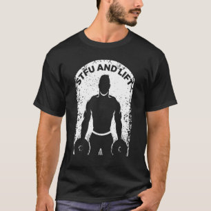 Camiseta Halterofilia Diciendo Para Un Weightli Amo Al Trab