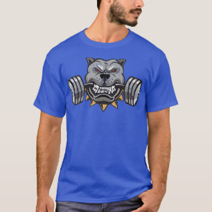 Camiseta Halterofilia en Pitbull, amante de Mens Pitbull, p