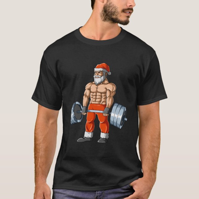 Camiseta Halterofilia en Santa Deadrising (Anverso)