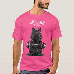 Camiseta Halterofilia F de entrenamiento muscular de conejo