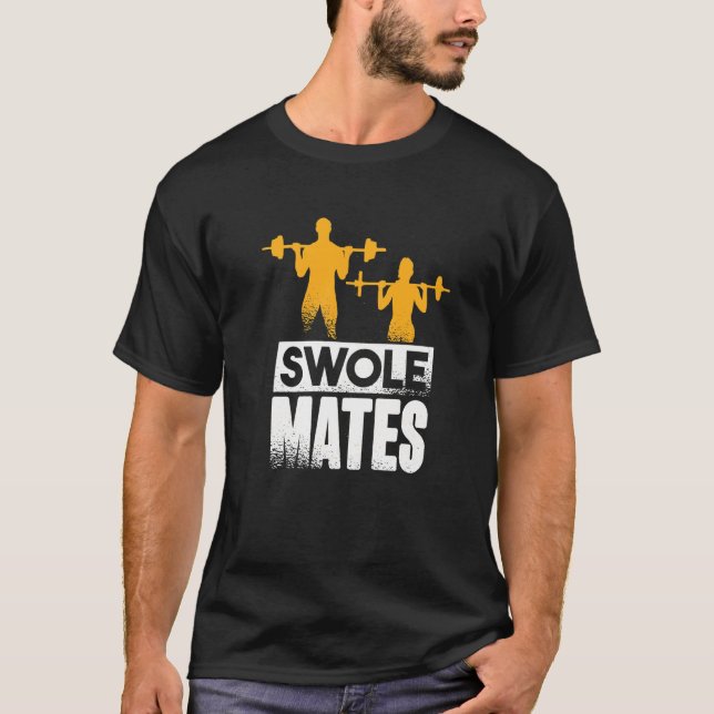 Camiseta Halterofilia Gimnasio de entrenamiento Masas Swout (Anverso)